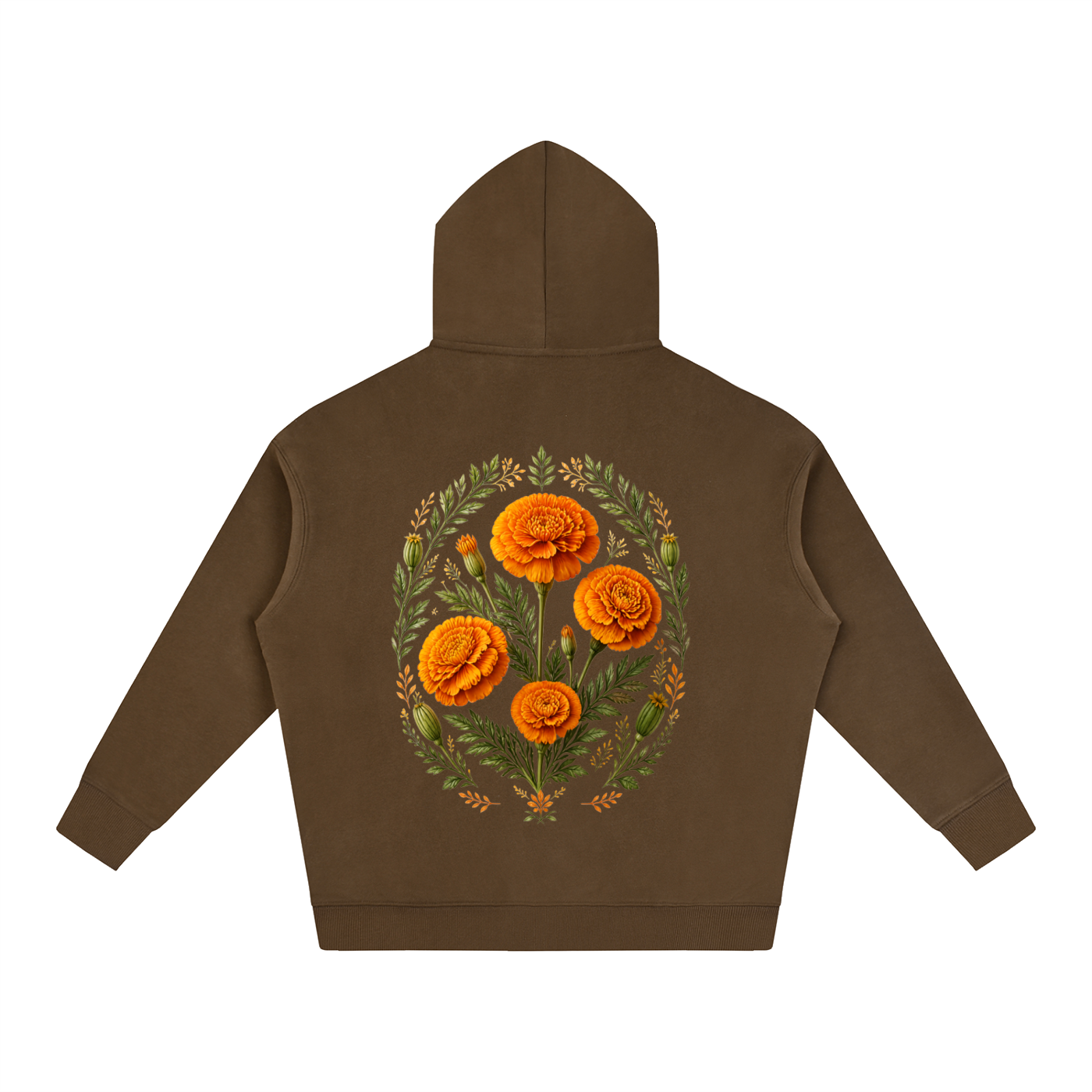 Marigold Oversize Fleeced Hoodie