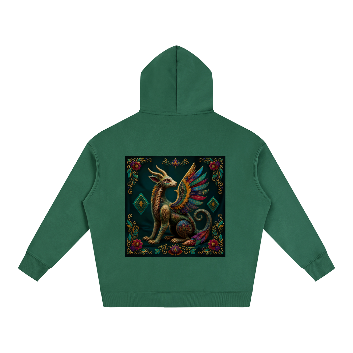 Alebrije Oversize Fleeced Hoodie