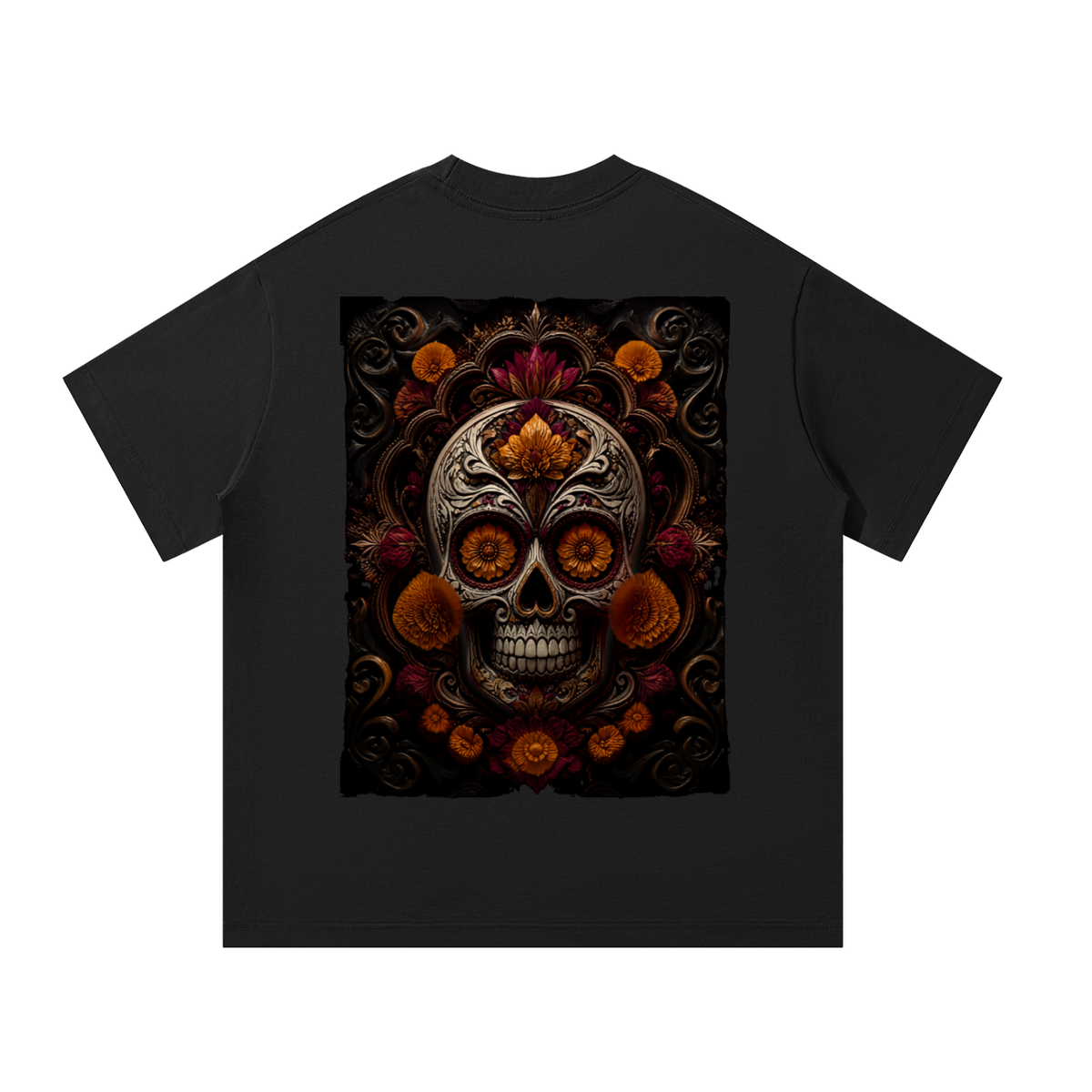 Calavera Unisex Oversized T-Shirt