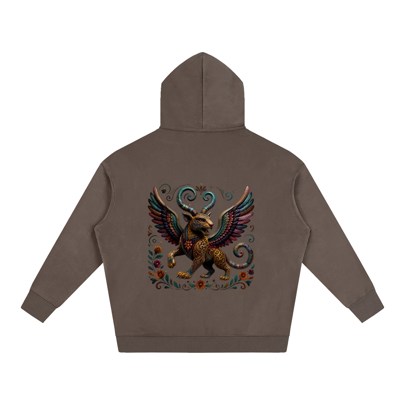Alebrije Oversize Fleeced Hoodie