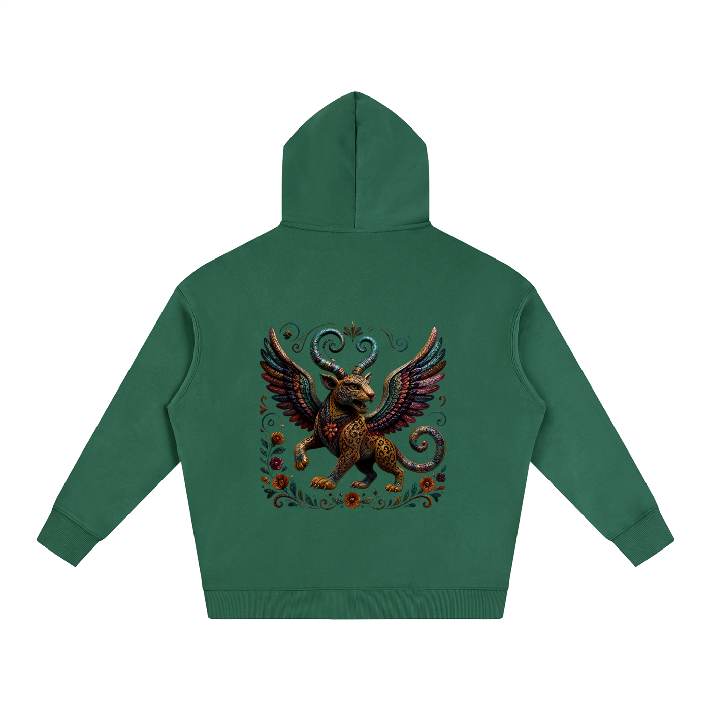 Alebrije Oversize Fleeced Hoodie