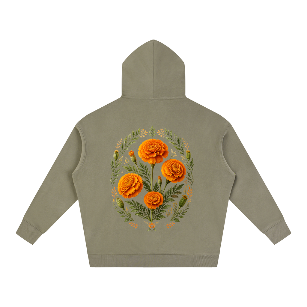 Marigold Oversize Fleeced Hoodie