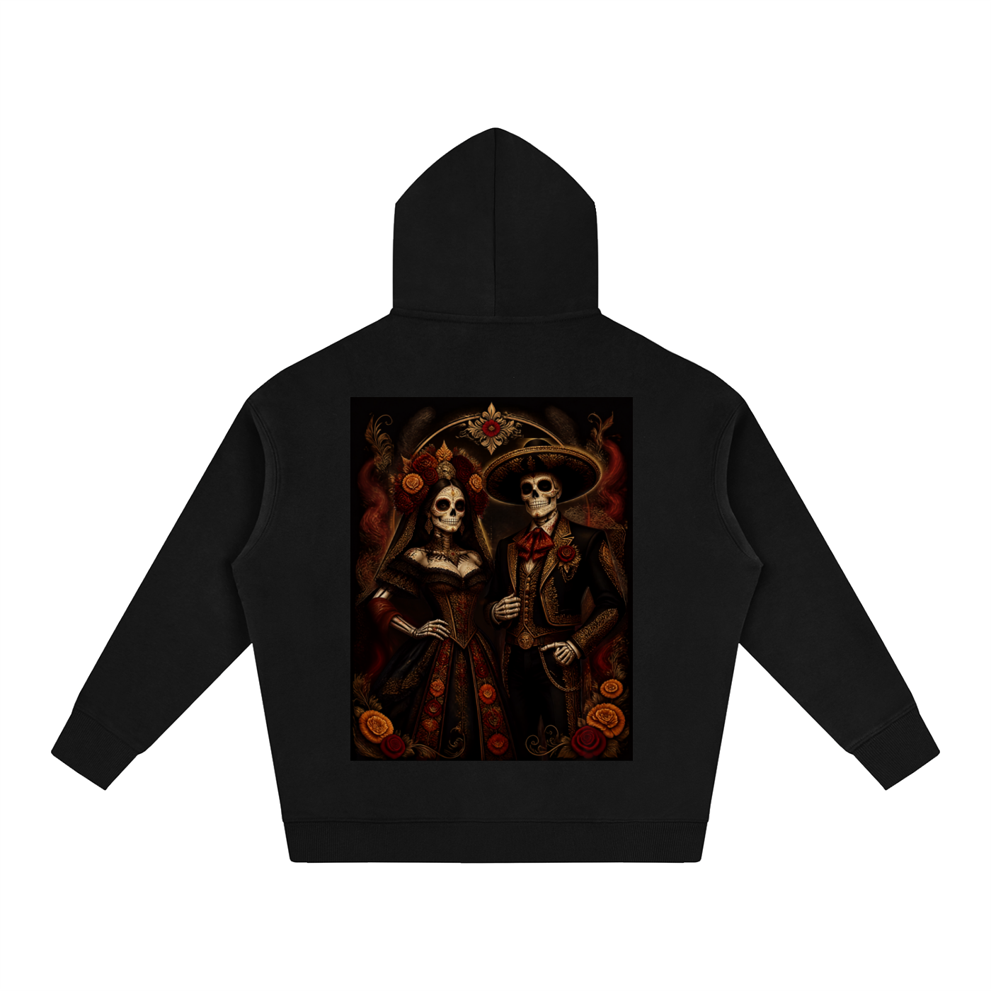 Catrina and Catrin Oversize Fleeced Hoodie