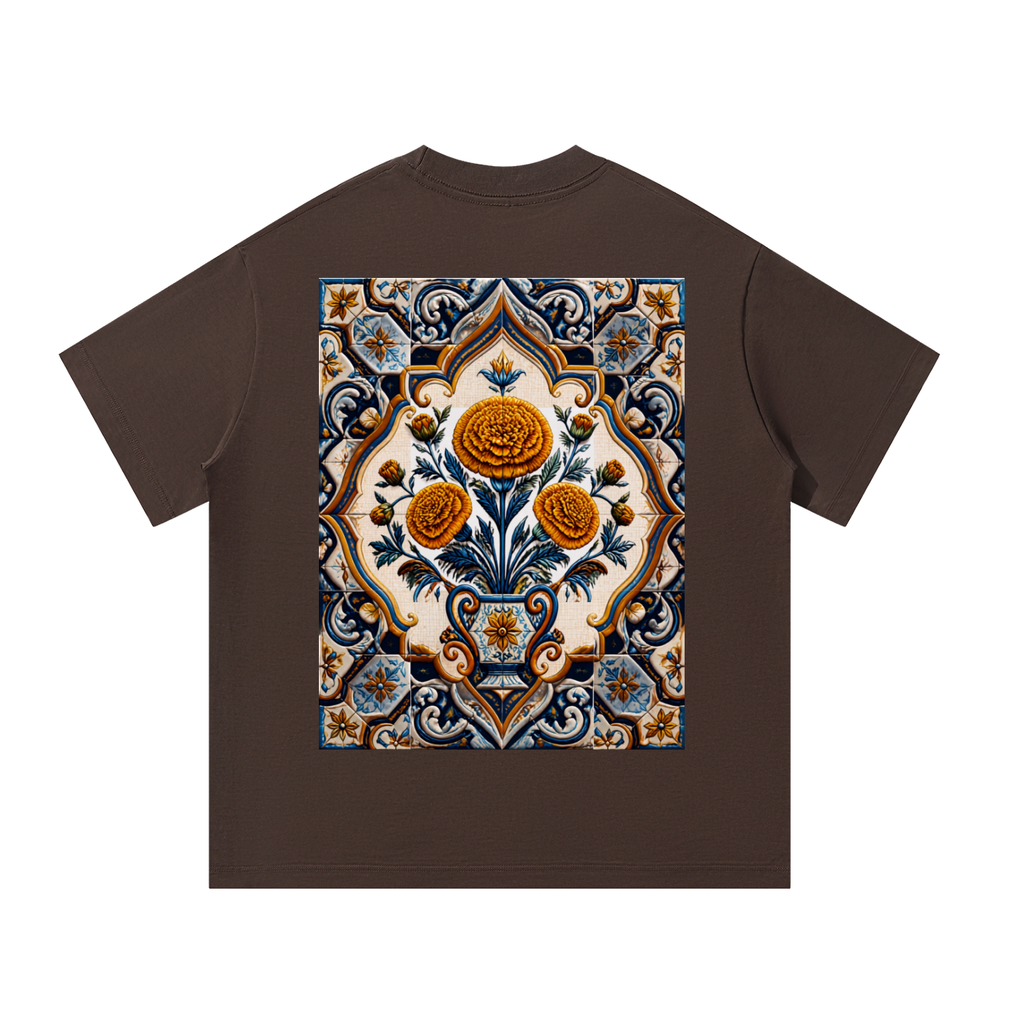 Marigold in Talavera Unisex Oversized T-Shirt