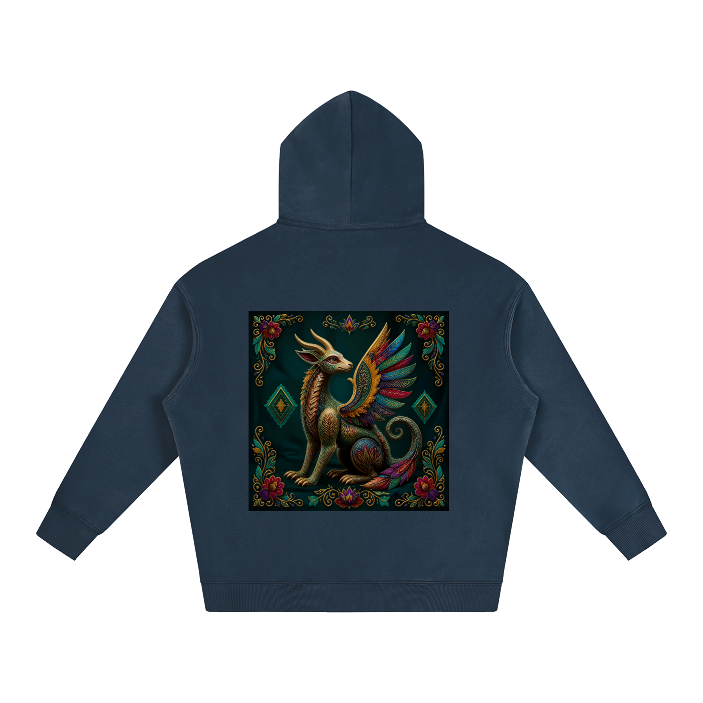Alebrije Oversize Fleeced Hoodie