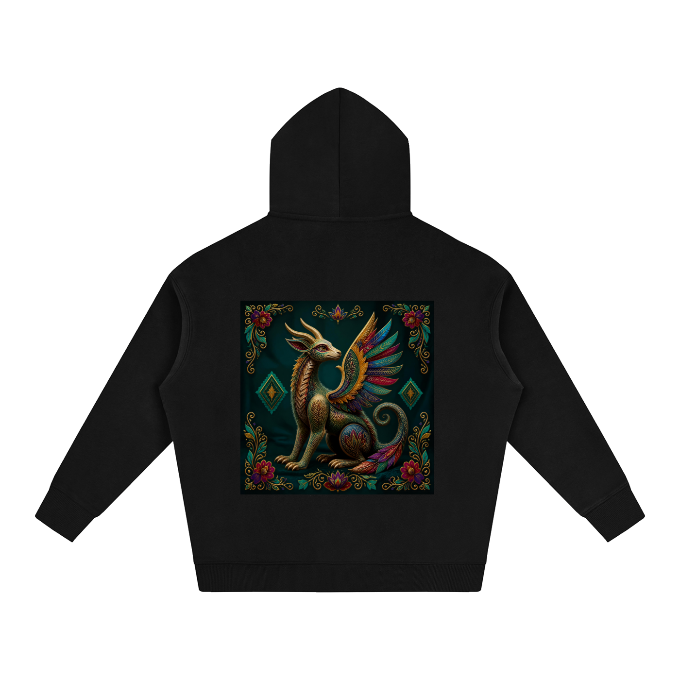 Alebrije Oversize Fleeced Hoodie