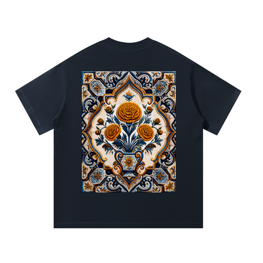 Marigold in Talavera Unisex Oversized T-Shirt