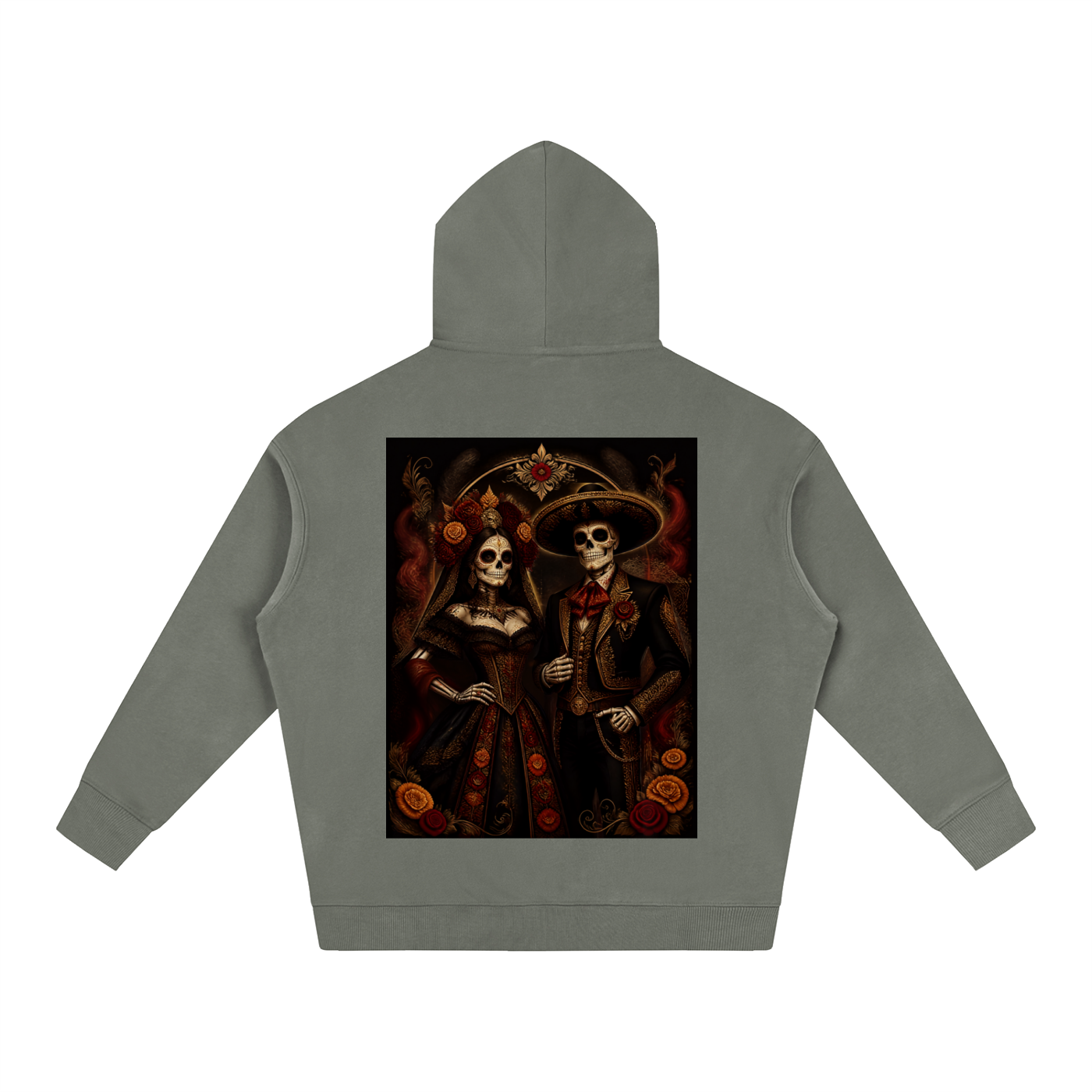 Catrina and Catrin Oversize Fleeced Hoodie