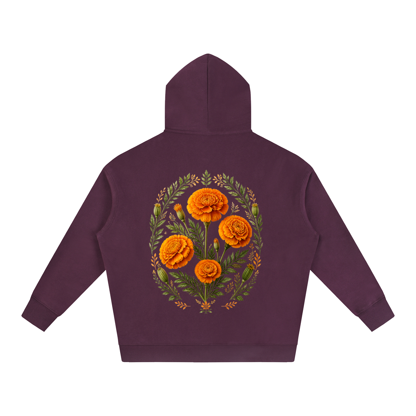 Marigold Oversize Fleeced Hoodie
