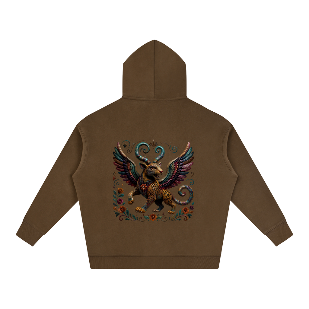 Alebrije Oversize Fleeced Hoodie