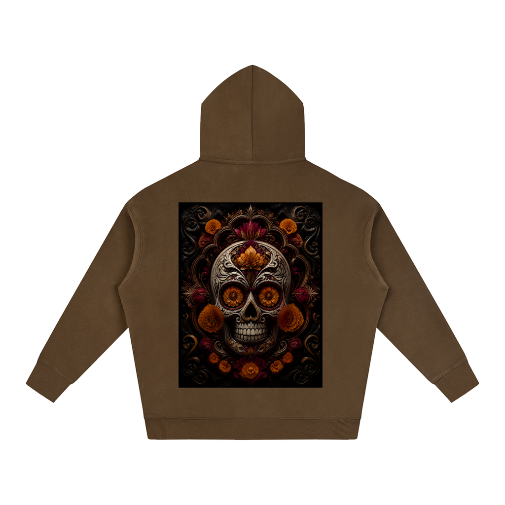 Calavera Oversize Fleeced Hoodie