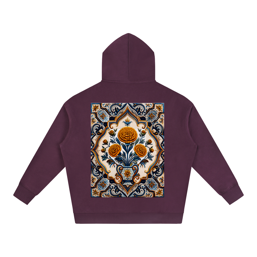 Marigold in Talavera Oversize Fleeced Hoodie