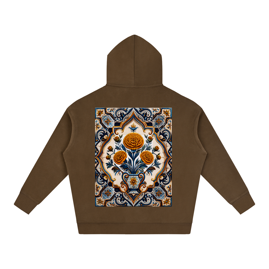Marigold in Talavera Oversize Fleeced Hoodie