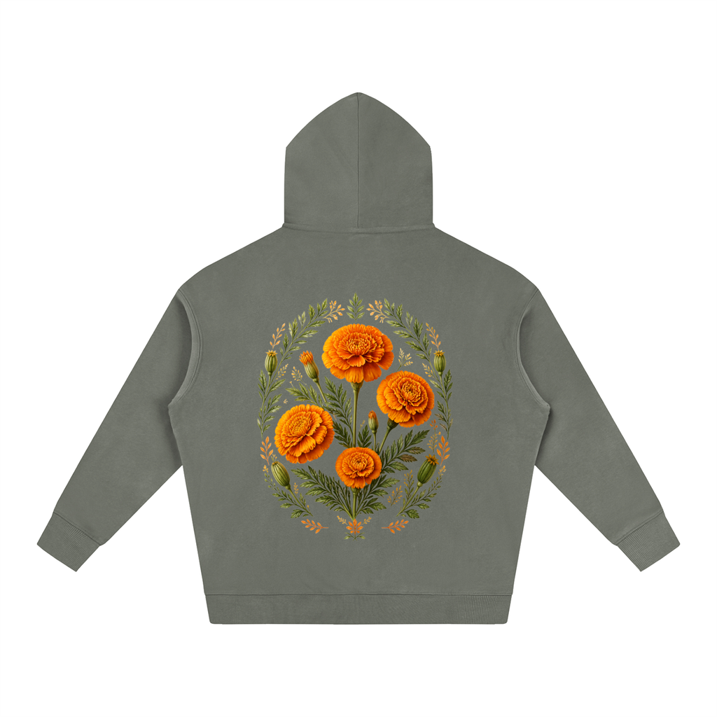 Marigold Oversize Fleeced Hoodie