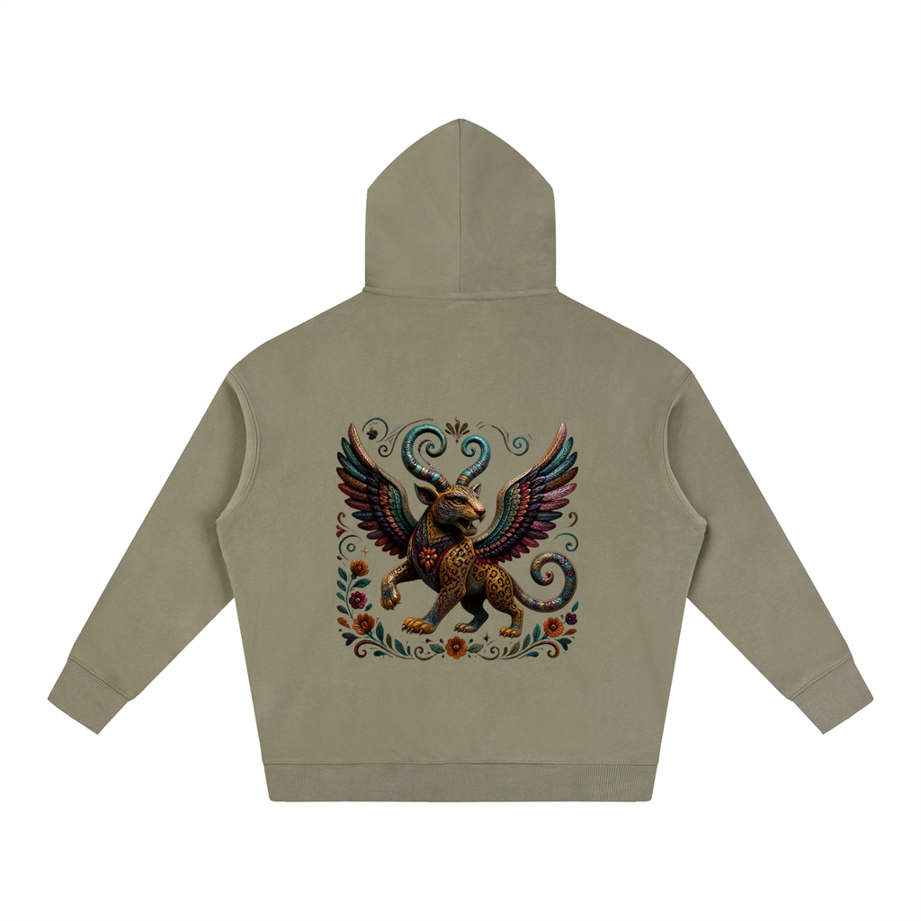 Alebrije Oversize Fleeced Hoodie