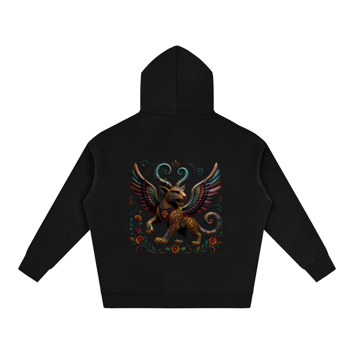 Alebrije Oversize Fleeced Hoodie