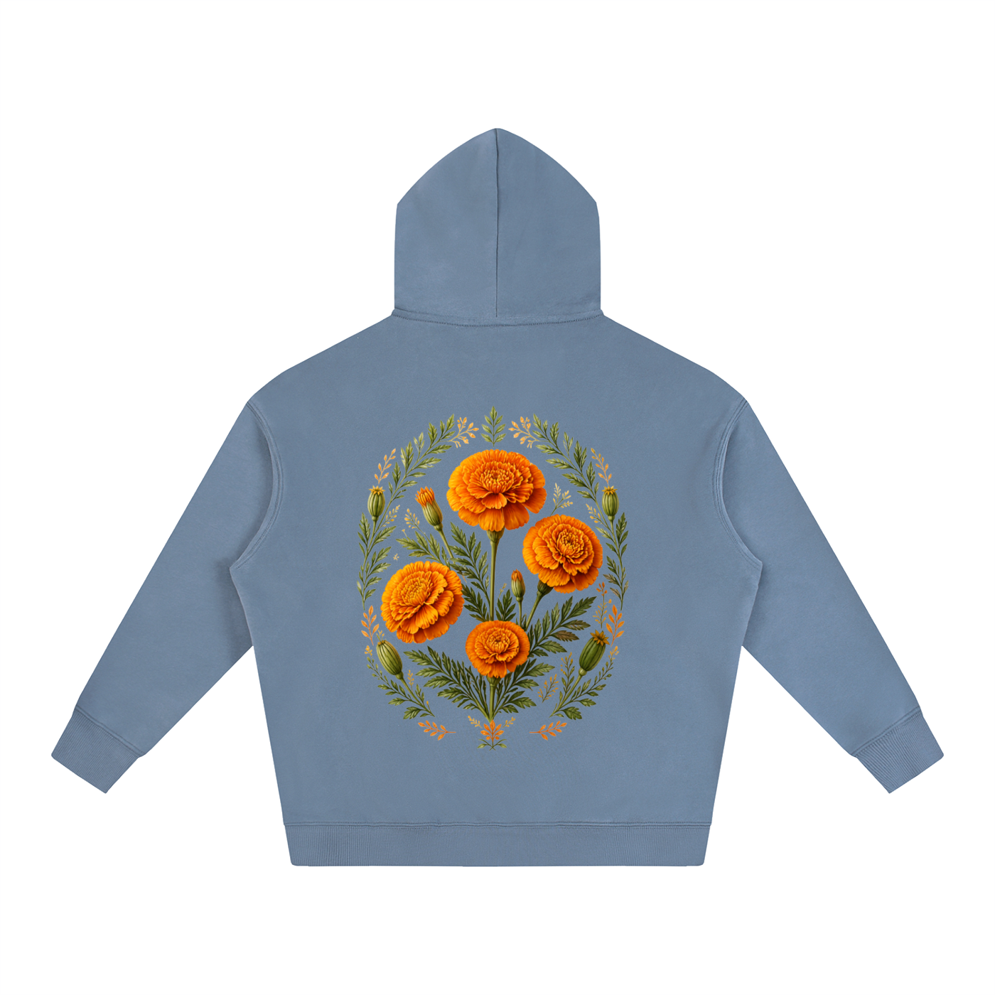 Marigold Oversize Fleeced Hoodie