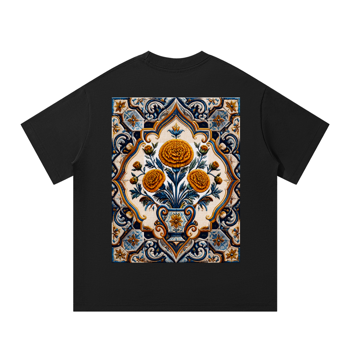 Marigold in Talavera Unisex Oversized T-Shirt