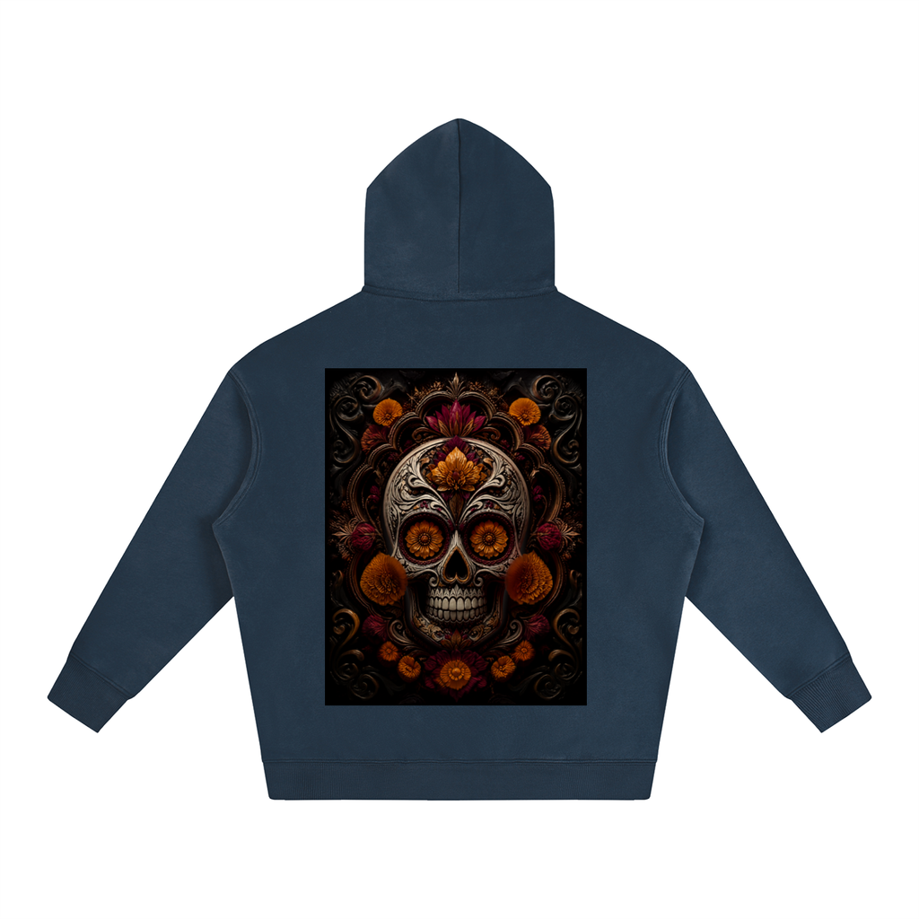 Calavera Oversize Fleeced Hoodie