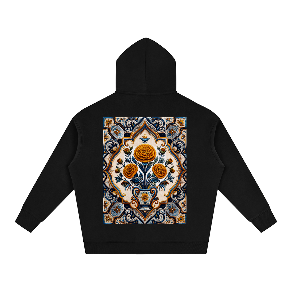 Marigold in Talavera Oversize Fleeced Hoodie