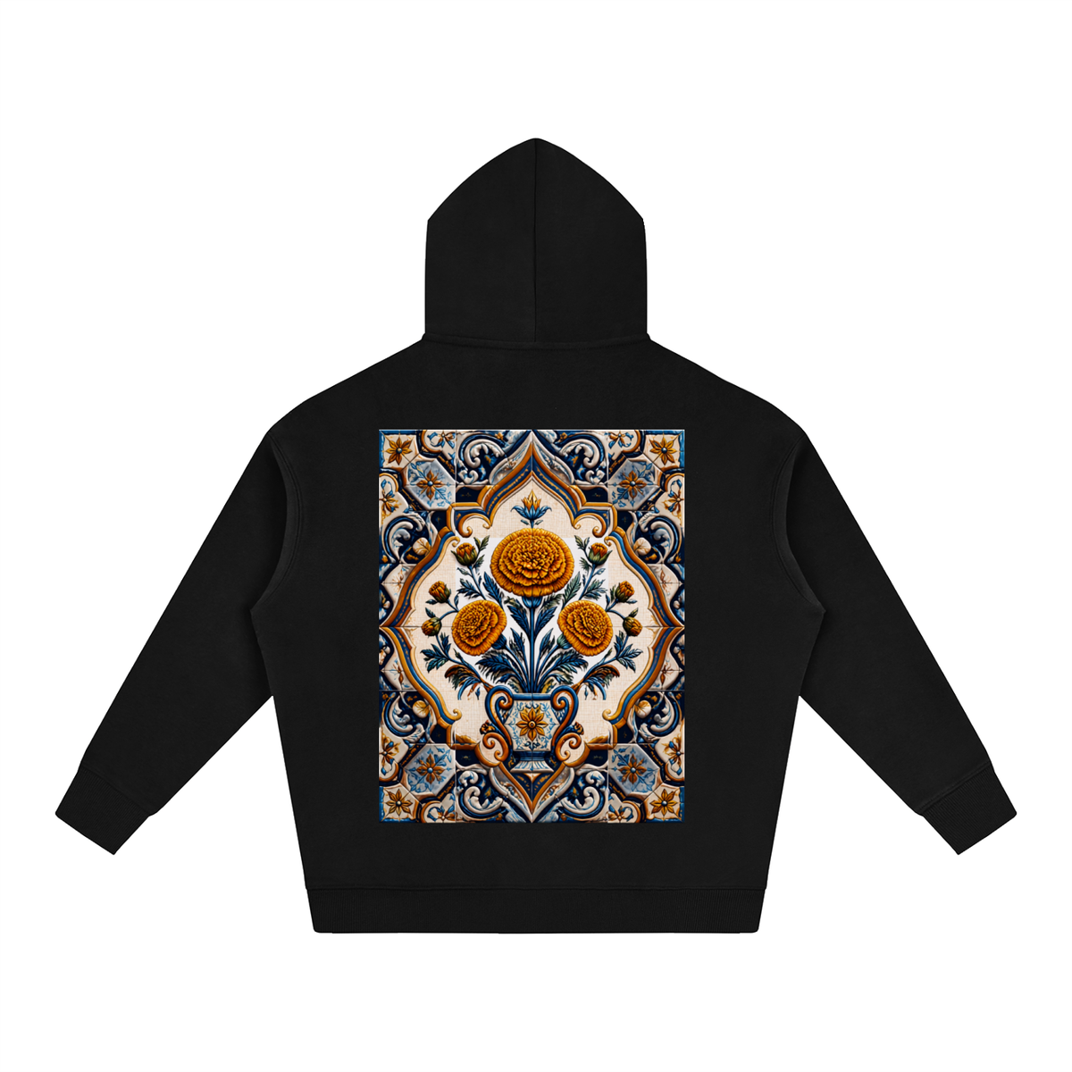 Marigold in Talavera Oversize Fleeced Hoodie
