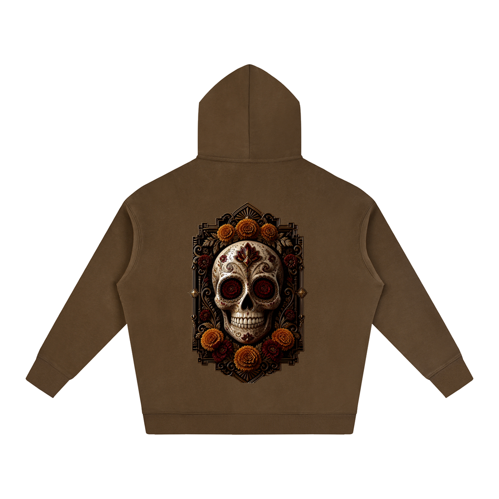 Dia de los Muertos Oversize Fleeced Hoodie